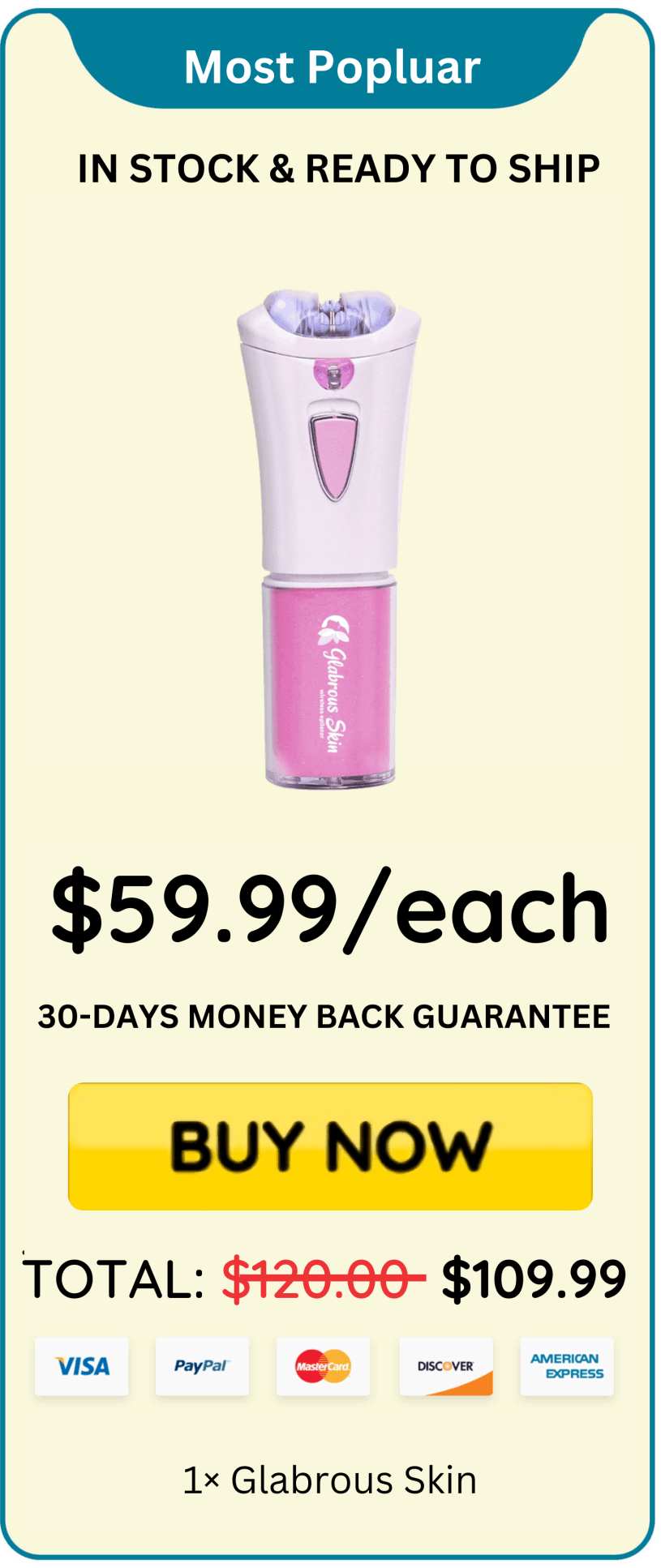 Glabrous Skin offer price 